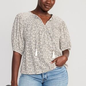 Old Navy Floral Print Women's Top Sz 2X
